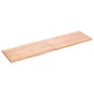 vidaXL Tischplatte Hellbraun 180x50x4cm Eichenholz Behandelt Baumkante vidaXL Tischplatte Hellbraun 180x50x4cm Eichenholz Behandelt Baumkante