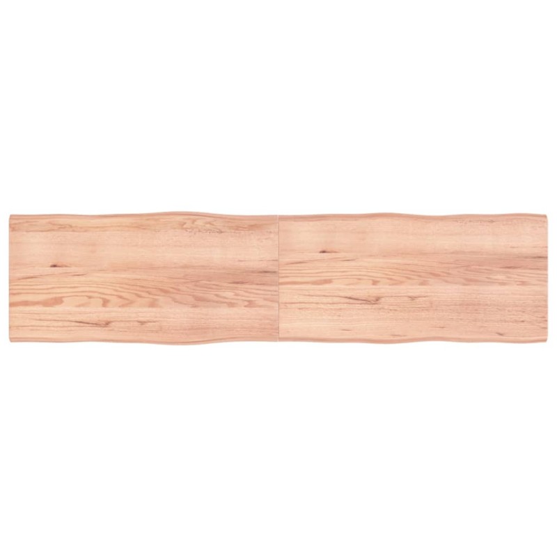 vidaXL Tischplatte 200x50x(2-4) cm Massivholz Behandelt Baumkante vidaXL Tischplatte 200x50x(2-4) cm Massivholz Behandelt Baumkante