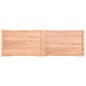 vidaXL Tischplatte Hellbraun 200x60x4cm Eichenholz Behandelt Baumkante vidaXL Tischplatte Hellbraun 200x60x4cm Eichenholz Behandelt Baumkante