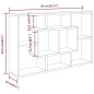 vidaXL Wandregal Weiß 85x16x52,5 cm Holzwerkstoff vidaXL Wandregal Weiß 85x16x52,5 cm Holzwerkstoff