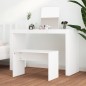 vidaXL Schminkhocker Weiß 70x35x45 cm Holzwerkstoff vidaXL Schminkhocker Weiß 70x35x45 cm Holzwerkstoff