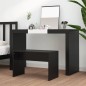 vidaXL Schminkhocker Schwarz 70x35x45 cm Holzwerkstoff vidaXL Schminkhocker Schwarz 70x35x45 cm Holzwerkstoff