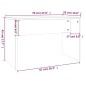 vidaXL Schminkhocker Schwarz 70x35x45 cm Holzwerkstoff vidaXL Schminkhocker Schwarz 70x35x45 cm Holzwerkstoff