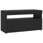 vidaXL TV-Schrank mit LED-Leuchten Schwarz 75x35x40 cm vidaXL TV-Schrank mit LED-Leuchten Schwarz 75x35x40 cm