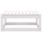 vidaXL 2-tlg. Garten-Lounge-Set mit Kissen Weiß Kiefer Massivholz vidaXL 2-tlg. Garten-Lounge-Set mit Kissen Weiß Kiefer Massivholz