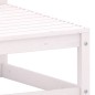 vidaXL 2-tlg. Garten-Lounge-Set mit Kissen Weiß Kiefer Massivholz vidaXL 2-tlg. Garten-Lounge-Set mit Kissen Weiß Kiefer Massivholz