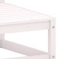 vidaXL 2-tlg. Garten-Lounge-Set mit Kissen Weiß Kiefer Massivholz vidaXL 2-tlg. Garten-Lounge-Set mit Kissen Weiß Kiefer Massivholz