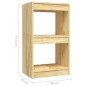 vidaXL Bücherregal 40x30x71,5 cm Massivholz Kiefer vidaXL Bücherregal 40x30x71,5 cm Massivholz Kiefer