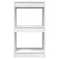 vidaXL Bücherregal Weiß 40x30x71,5 cm Massivholz Kiefer vidaXL Bücherregal Weiß 40x30x71,5 cm Massivholz Kiefer