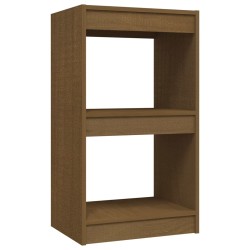 vidaXL Bücherregal Honigbraun 40x30x71,5 cm Massivholz Kiefer
