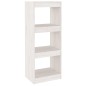 vidaXL Bücherregal/Raumteiler Weiß 40x30x103,5 cm Massivholz Kiefer vidaXL Bücherregal/Raumteiler Weiß 40x30x103,5 cm Massivholz Kiefer