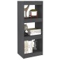 vidaXL Bücherregal/Raumteiler Grau 40x30x103,5 cm Massivholz Kiefer vidaXL Bücherregal/Raumteiler Grau 40x30x103,5 cm Massivholz Kiefer