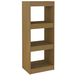 vidaXL Bücherregal/Raumteiler Honigbraun 40x30x103,5 Massivholz Kiefer