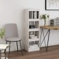 vidaXL Bücherregal Raumteiler Weiß 40x30x135,5 cm Massivholz Kiefer vidaXL Bücherregal Raumteiler Weiß 40x30x135,5 cm Massivholz Kiefer