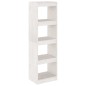 vidaXL Bücherregal Raumteiler Weiß 40x30x135,5 cm Massivholz Kiefer vidaXL Bücherregal Raumteiler Weiß 40x30x135,5 cm Massivholz Kiefer