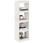 vidaXL Bücherregal Raumteiler Weiß 40x30x135,5 cm Massivholz Kiefer vidaXL Bücherregal Raumteiler Weiß 40x30x135,5 cm Massivholz Kiefer