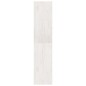 vidaXL Bücherregal Raumteiler Weiß 40x30x135,5 cm Massivholz Kiefer vidaXL Bücherregal Raumteiler Weiß 40x30x135,5 cm Massivholz Kiefer