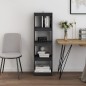 vidaXL Bücherregal Raumteiler Grau 40x30x135,5 cm Massivholz Kiefer vidaXL Bücherregal Raumteiler Grau 40x30x135,5 cm Massivholz Kiefer