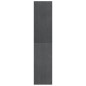 vidaXL Bücherregal Raumteiler Grau 40x30x135,5 cm Massivholz Kiefer vidaXL Bücherregal Raumteiler Grau 40x30x135,5 cm Massivholz Kiefer
