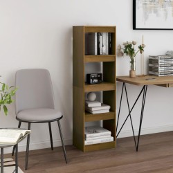 vidaXL Bücherregal Raumteiler 40x30x135,5 cm Massivholz Kiefer