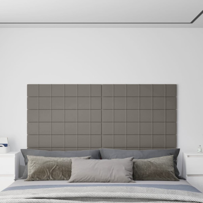 vidaXL Wandpaneele 12 Stk. Hellgrau 90x15 cm Samt 1,62 m² vidaXL Wandpaneele 12 Stk. Hellgrau 90x15 cm Samt 1,62 m²