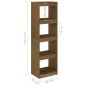 vidaXL Bücherregal Raumteiler 40x30x135,5 cm Massivholz Kiefer vidaXL Bücherregal Raumteiler 40x30x135,5 cm Massivholz Kiefer