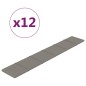 vidaXL Wandpaneele 12 Stk. Hellgrau 90x15 cm Samt 1,62 m² vidaXL Wandpaneele 12 Stk. Hellgrau 90x15 cm Samt 1,62 m²