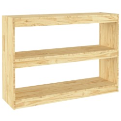vidaXL Bücherregal Raumteiler 100x30x71,5 cm Massivholz Kiefer