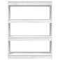 vidaXL Bücherregal/Raumteiler Weiß 100x30x103 cm Kiefer Massivholz vidaXL Bücherregal/Raumteiler Weiß 100x30x103 cm Kiefer Massivholz
