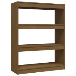 vidaXL Bücherregal/Raumteiler 100x30x103 cm Massivholz Kiefer