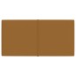 Wandpaneele 12 Stk. Braun 60x30 cm Samt 2,16 m² Wandpaneele 12 Stk. Braun 60x30 cm Samt 2,16 m²