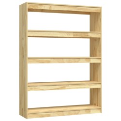 vidaXL Bücherregal/Raumteiler 100x30x135,5 cm Kiefer Massivholz