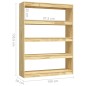 vidaXL Bücherregal/Raumteiler 100x30x135,5 cm Kiefer Massivholz vidaXL Bücherregal/Raumteiler 100x30x135,5 cm Kiefer Massivholz