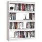vidaXL Bücherregal/Raumteiler Weiß 100x30x135,5cm Kiefer Massivholz vidaXL Bücherregal/Raumteiler Weiß 100x30x135,5cm Kiefer Massivholz