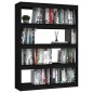 vidaXL Bücherregal/Raumteiler Schwarz 100x30x135,5cm Kiefer Massivholz vidaXL Bücherregal/Raumteiler Schwarz 100x30x135,5cm Kiefer Massivholz