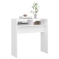 vidaXL Konsolentisch Weiß 78x30x80 cm Holzwerkstoff vidaXL Konsolentisch Weiß 78x30x80 cm Holzwerkstoff