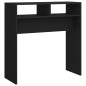 vidaXL Konsolentisch Schwarz 78x30x80 cm Holzwerkstoff vidaXL Konsolentisch Schwarz 78x30x80 cm Holzwerkstoff
