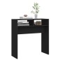 vidaXL Konsolentisch Schwarz 78x30x80 cm Holzwerkstoff vidaXL Konsolentisch Schwarz 78x30x80 cm Holzwerkstoff