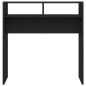 vidaXL Konsolentisch Schwarz 78x30x80 cm Holzwerkstoff vidaXL Konsolentisch Schwarz 78x30x80 cm Holzwerkstoff