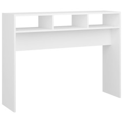 vidaXL Konsolentisch Weiß 105x30x80 cm Holzwerkstoff