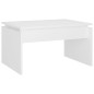 vidaXL Couchtisch Weiß 68x50x38 cm Holzwerkstoff vidaXL Couchtisch Weiß 68x50x38 cm Holzwerkstoff