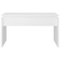 vidaXL Couchtisch Weiß 68x50x38 cm Holzwerkstoff vidaXL Couchtisch Weiß 68x50x38 cm Holzwerkstoff