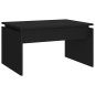 vidaXL Couchtisch Schwarz 68x50x38 cm Holzwerkstoff vidaXL Couchtisch Schwarz 68x50x38 cm Holzwerkstoff
