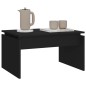 vidaXL Couchtisch Schwarz 68x50x38 cm Holzwerkstoff vidaXL Couchtisch Schwarz 68x50x38 cm Holzwerkstoff