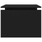 vidaXL Couchtisch Schwarz 68x50x38 cm Holzwerkstoff vidaXL Couchtisch Schwarz 68x50x38 cm Holzwerkstoff