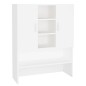vidaXL Waschmaschinenschrank Weiß 70,5x25,5x90 cm vidaXL Waschmaschinenschrank Weiß 70,5x25,5x90 cm