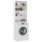 vidaXL Waschmaschinenschrank Weiß 64x24x190 cm vidaXL Waschmaschinenschrank Weiß 64x24x190 cm