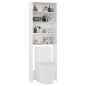 vidaXL Waschmaschinenschrank Weiß 64x24x190 cm vidaXL Waschmaschinenschrank Weiß 64x24x190 cm