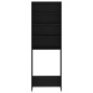 vidaXL Waschmaschinenschrank Schwarz 64x24x190 cm vidaXL Waschmaschinenschrank Schwarz 64x24x190 cm
