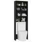vidaXL Waschmaschinenschrank Schwarz 64x24x190 cm vidaXL Waschmaschinenschrank Schwarz 64x24x190 cm